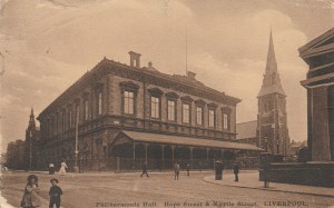 Next door to the Philharmonic