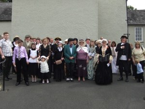 Congregation at the tercentenary service