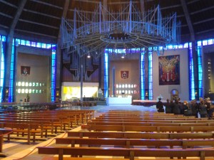 The view toward the altar