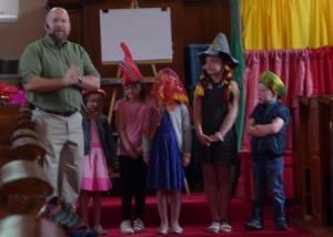 Wearing hats from all around the world