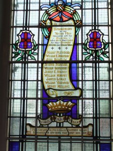 Memorial window Park Lane (Photo: Lynne Readett)