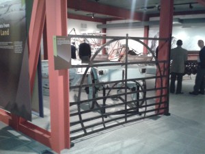 Wrought iron gate made by Hugh Magilton of Ballybranagh