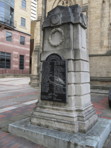 The Unitarian Cenotaph Leeds (Photo Jo James)