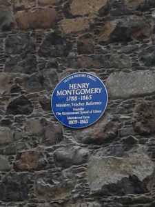 Rev Henry Montgomery (1788-1865) . Minister, teacher, reformer