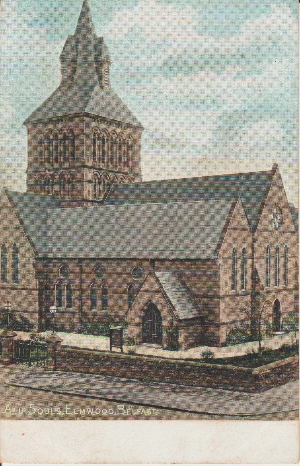 Postcard St Marys All Souls