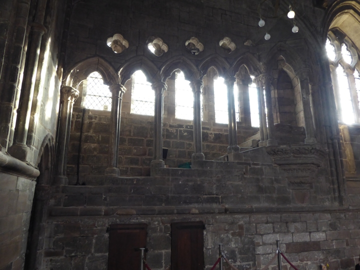 Chester Cathedral refectory pulpit stairs 02