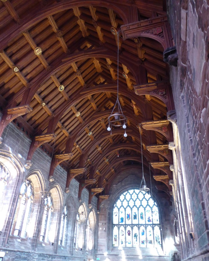 Chester Cathedral refectory roof crop
