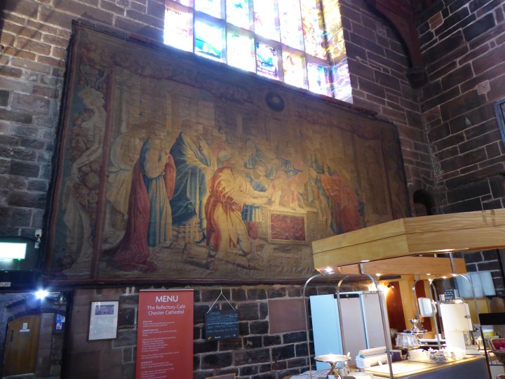 Chester Cathedral refectory tapestry