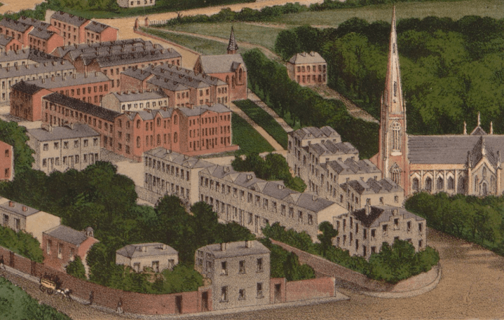 Ancient Chapel from air