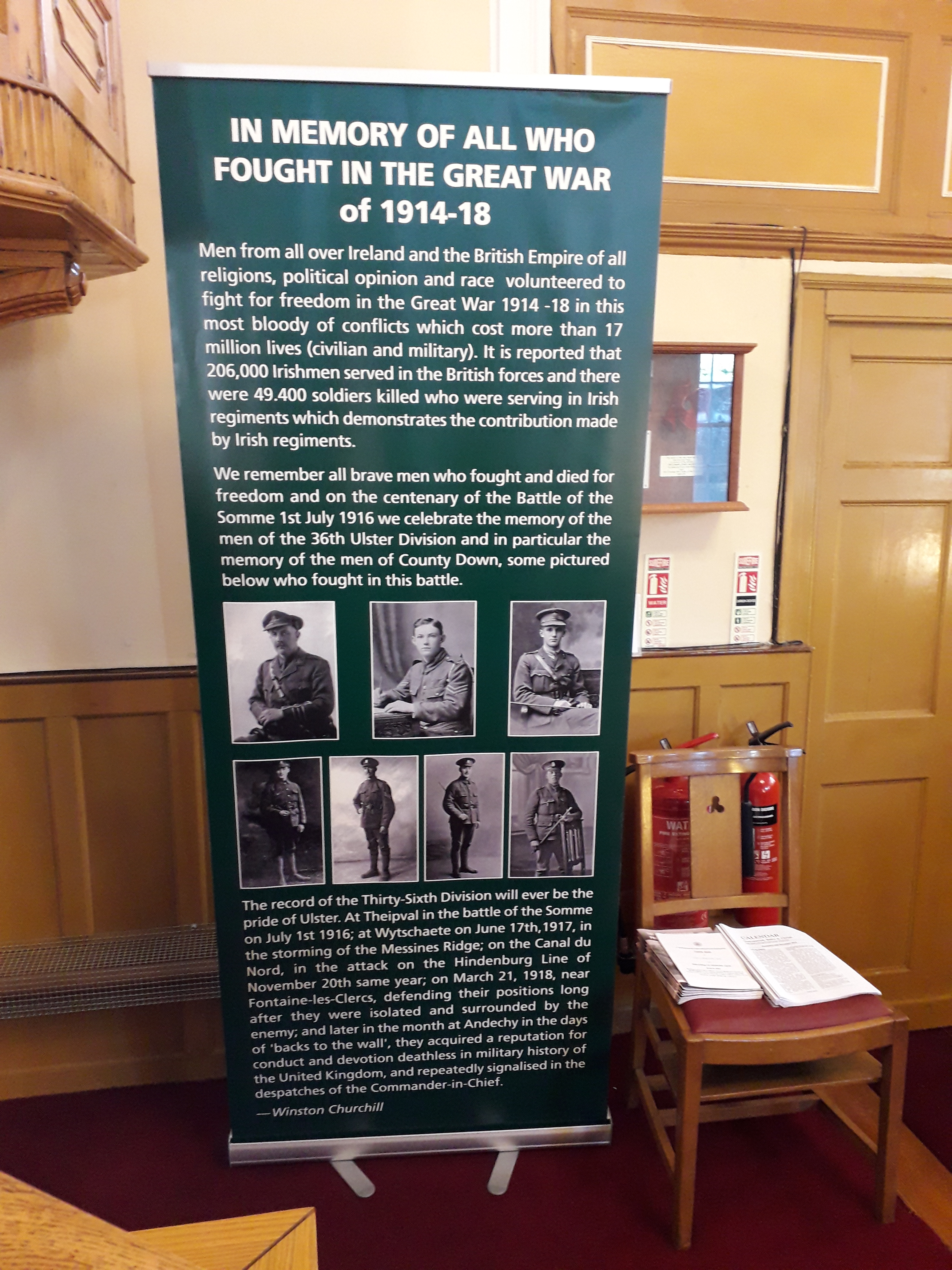 Dedication Downpatrick 18th November 2018 poster