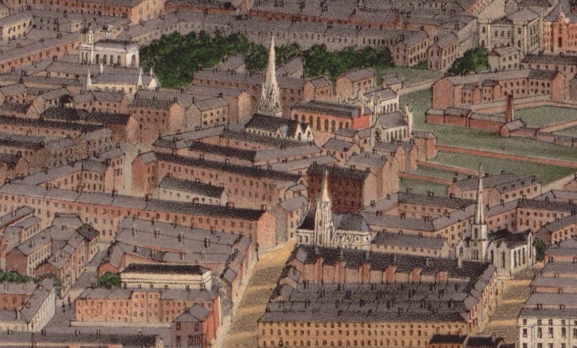 Hope Street from air