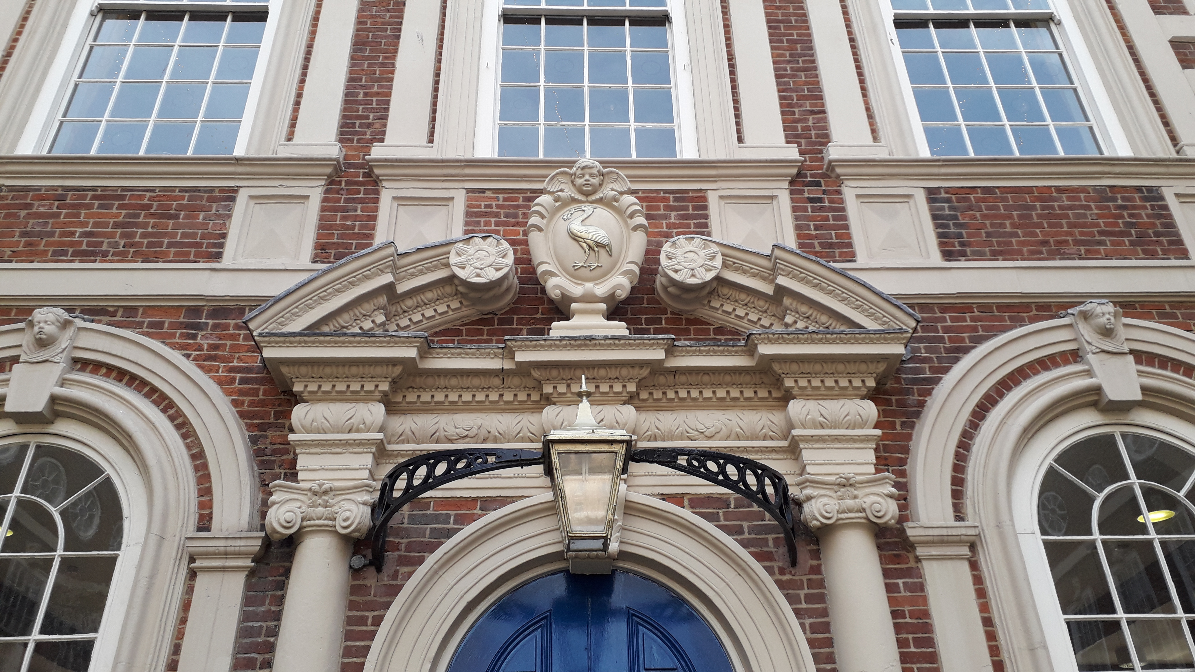 Blue Coat front pediment