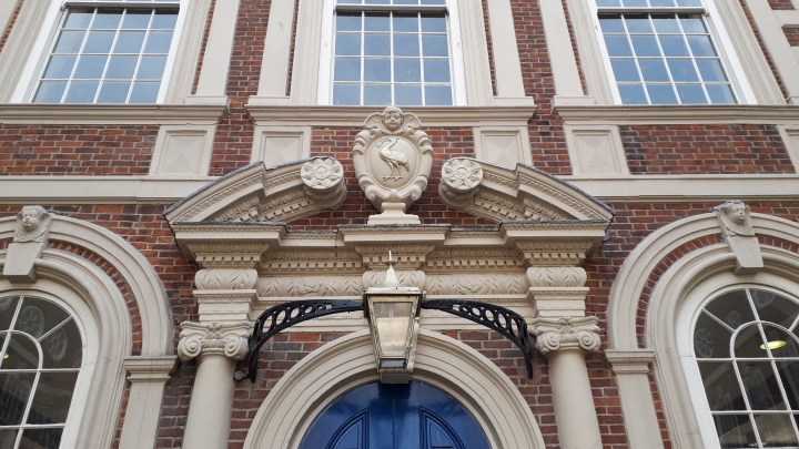 Blue Coat front pediment