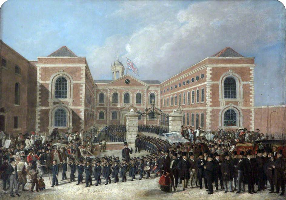 Travis, Henry; Recollections of Liverpool Blue Coat Hospital, St George's Day