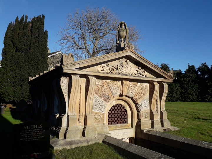 Clough Vault diagonal front