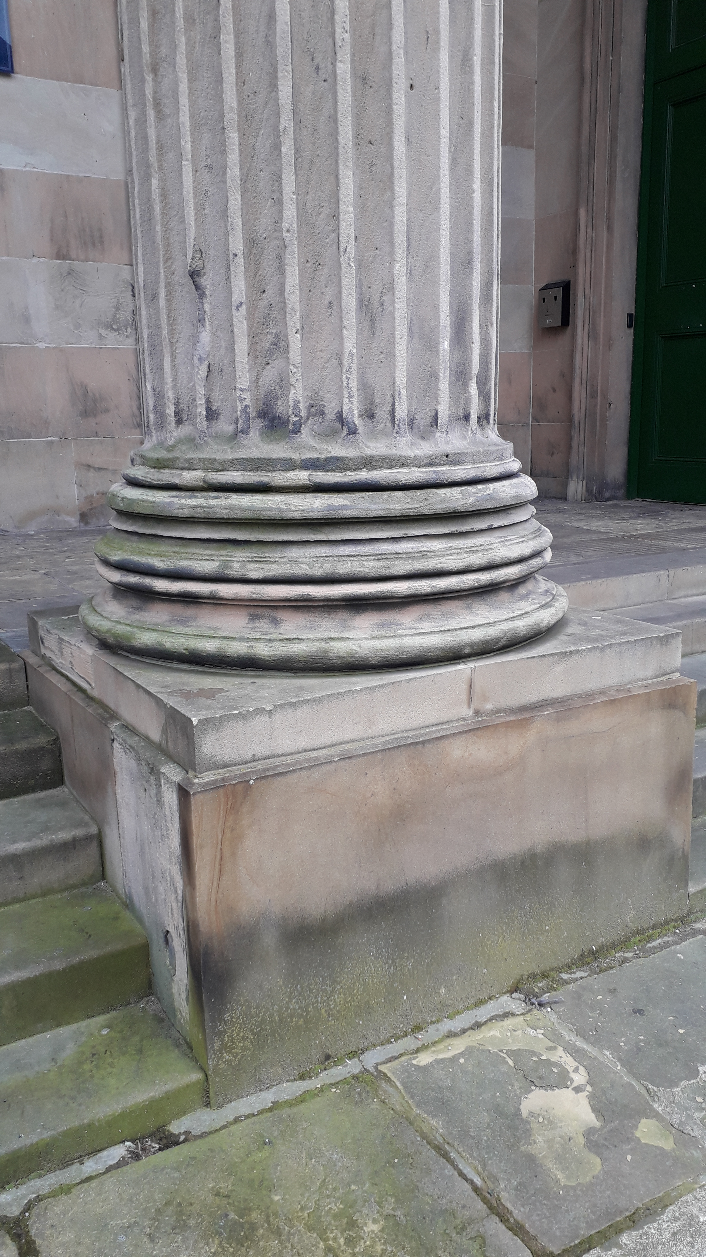 Rodney Street base of pillar