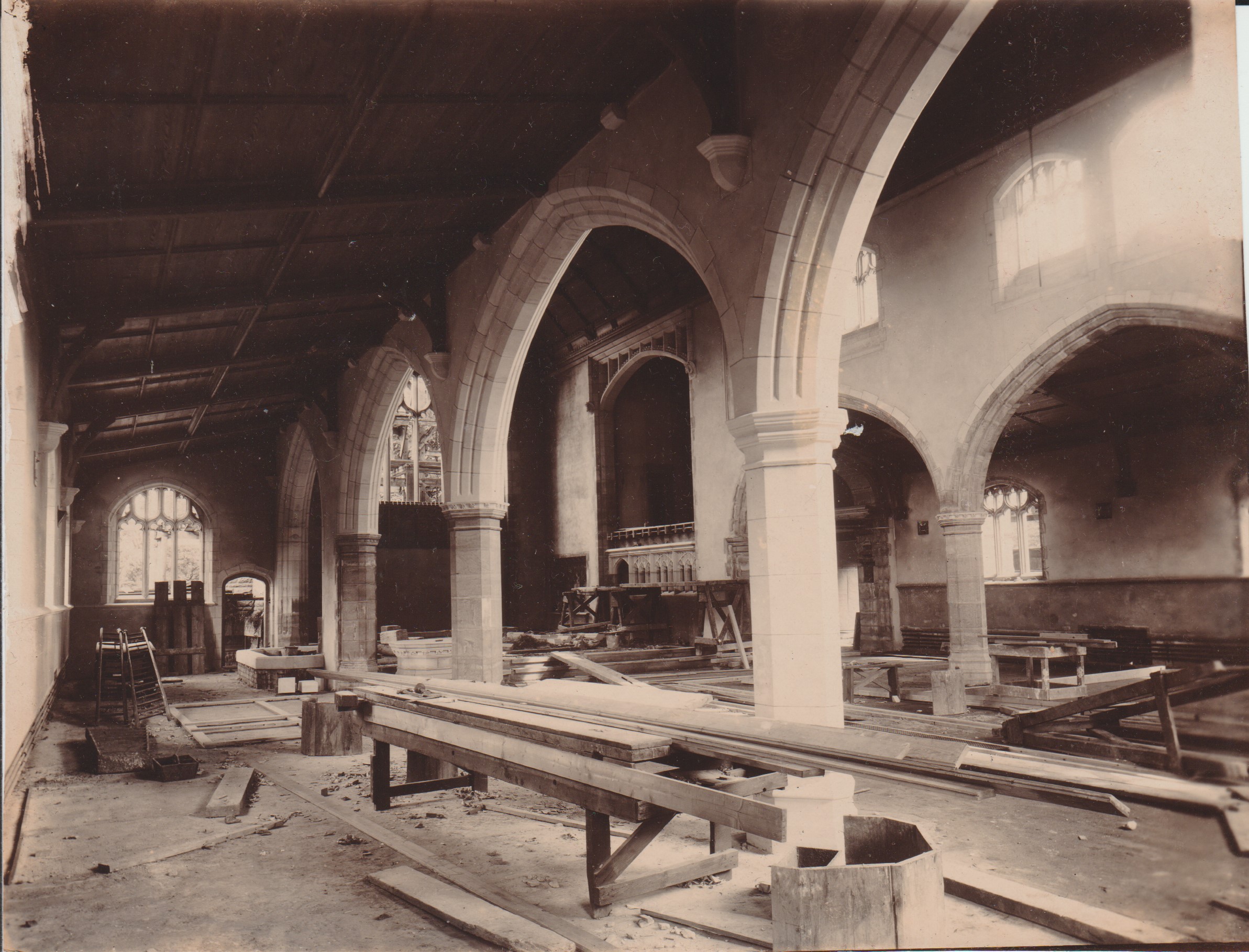 All Souls int construction 01