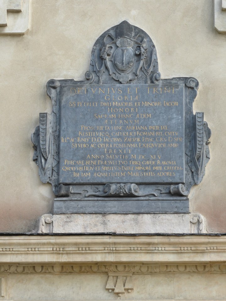 Rakow church tablet