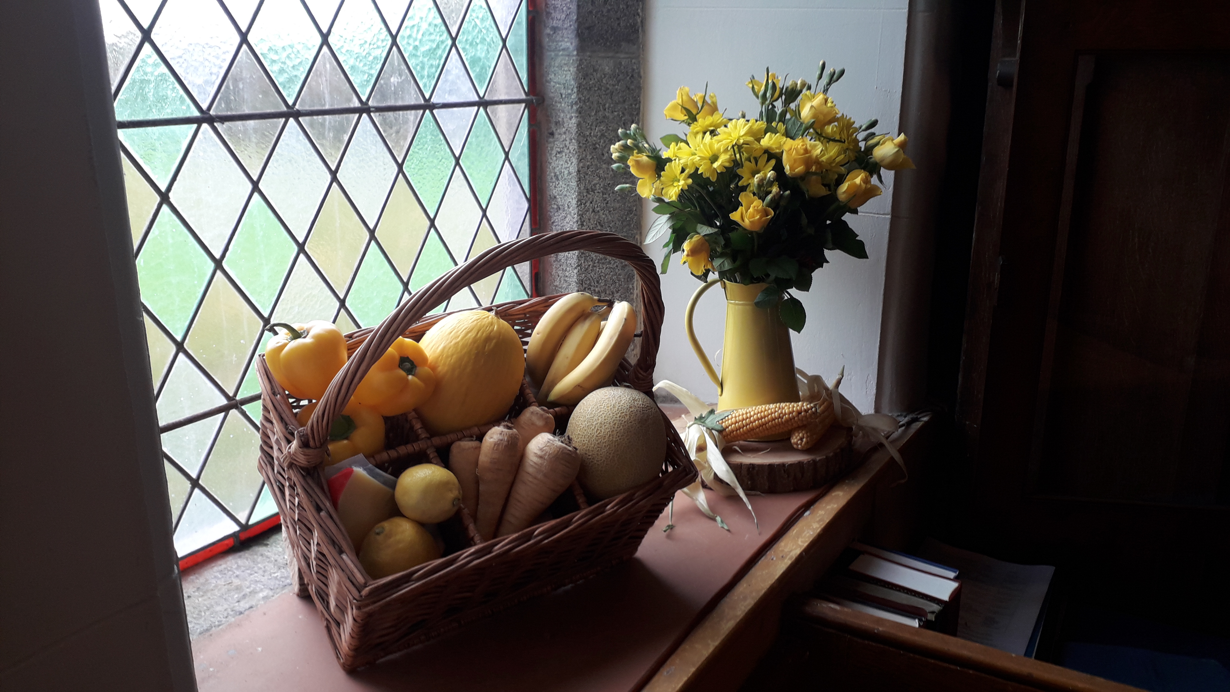 Ballee Harvest 2019 window yellow