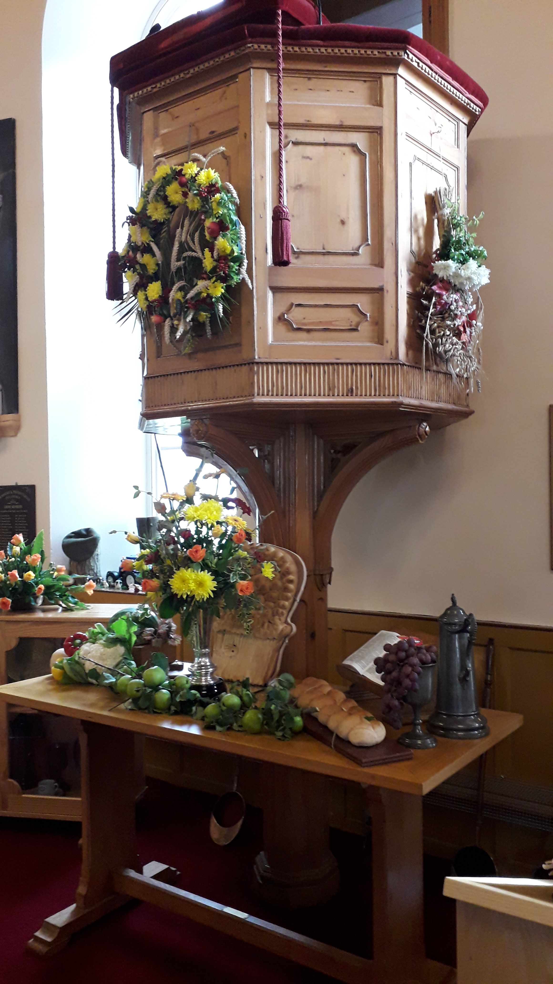 Harvest service Dpk 2019 Pulpit