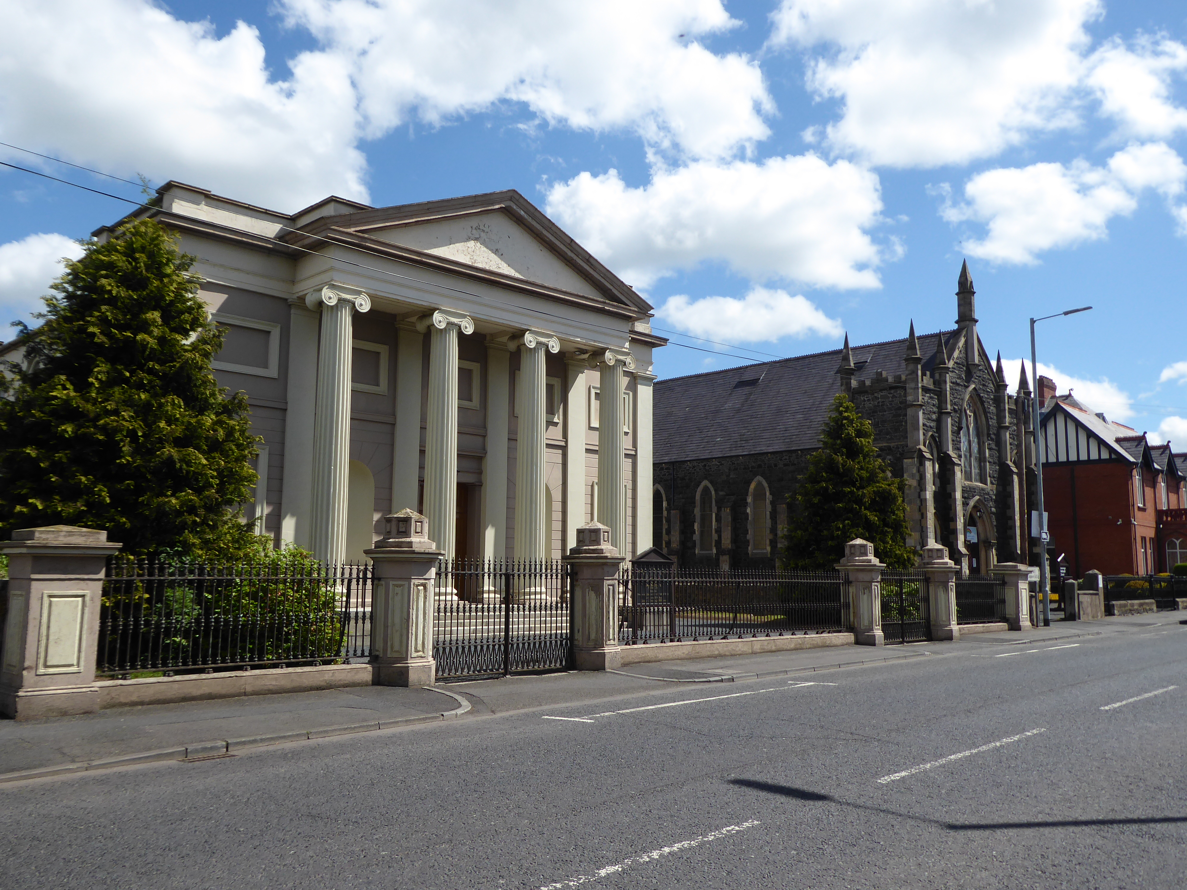 Banbridge with Methodist church second